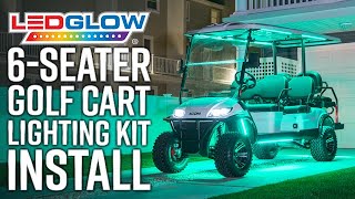 LEDGlow | How To Install Our 12pc Million Color 6 Seater Golf Cart Underbody Lighting Kit