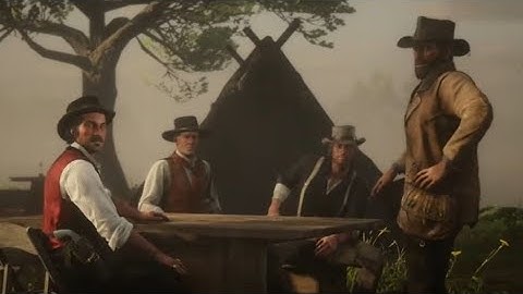 Arthur, Dutch, John, Hosea. Highwayman (RDR2 AI Cover Video)