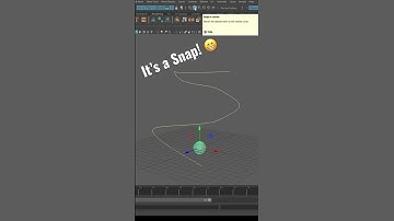 😁 How to Snap Object to Curve [Autodesk Maya]