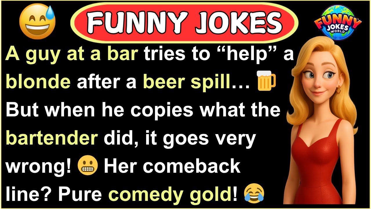 СМЕШНЫЕ ШУТКИ | Блондинка, Пиво и Бармен 😂 — Юмор бара