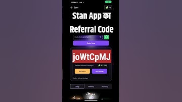 stan app referral code 2025 | stan app referral code | stan app referral code kya hai