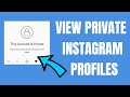 View PRIVATE Instagram Accounts 2021