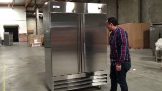 Commercial refrigerator two door