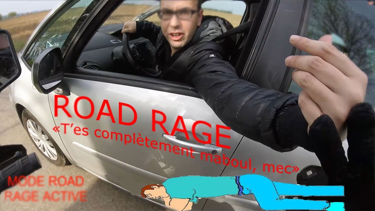 ROAD RAGE // 50cc SUPERMOTARD // "T'ES COMPLÈTEMENT CON"