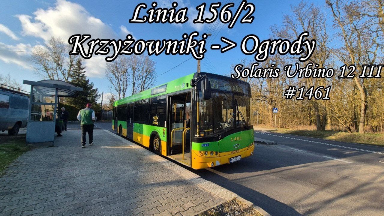 Poznań Linia 156/2 Kierunek Ogrody.Solaris Urbino 12 III.#1461
