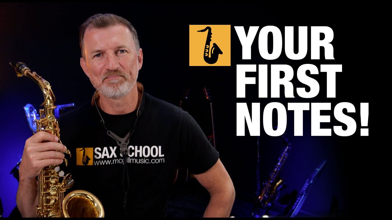 ⁣Saxophone Lesson - Beginner Saxophone - First Notes