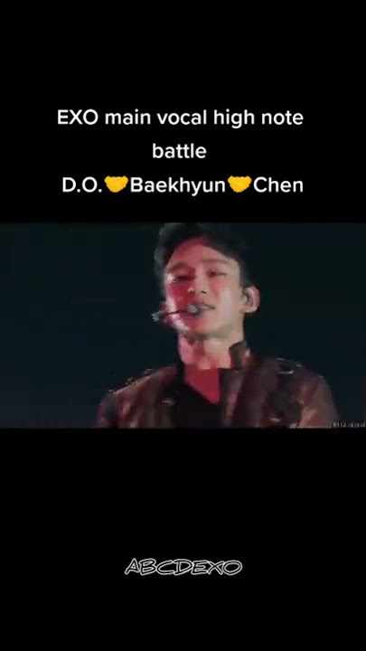 EXO main vocal high note battle   #exo #baekhyun #kyungsoo #chen #wolf