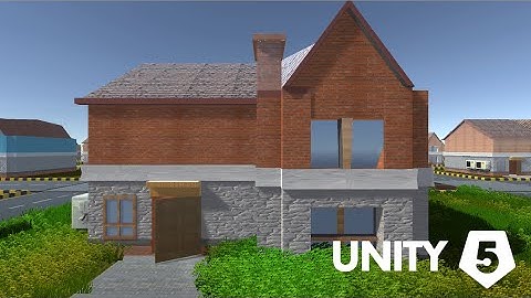 Speed Level Design: Urban Houses [ Unity 5 ]