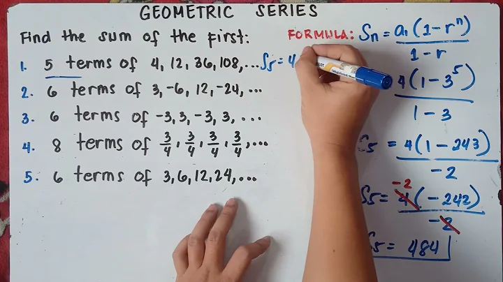 Geometric Series | Finding the Sum of Geometric Sequence | Explain in Detailed |