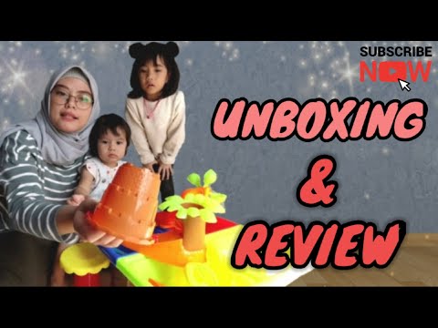 Unboxing Mainan Anak Kinetic Sand Mainan PASIR AJAIB MAGIC SAND Toys For Kids. 