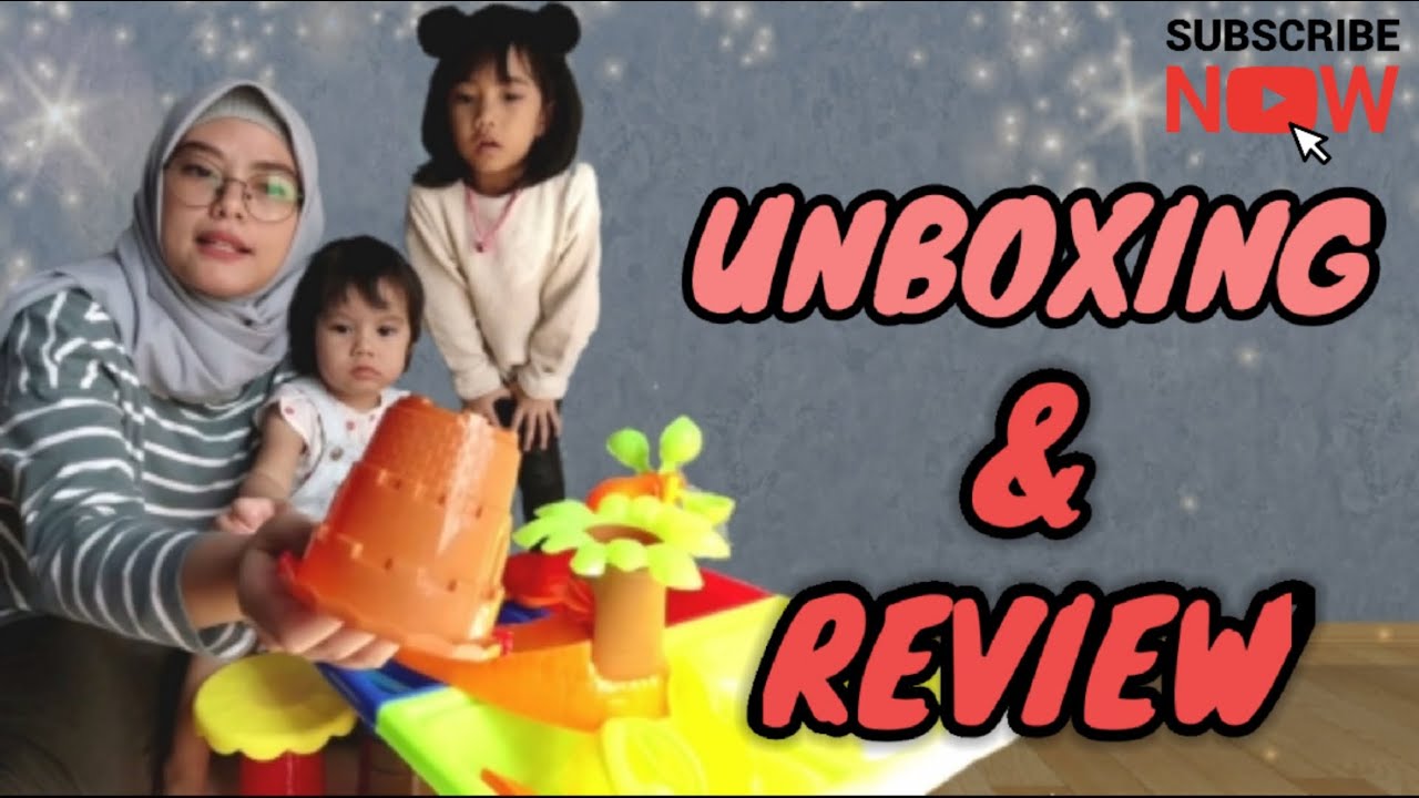 Unboxing & Review Pasir Kinetik / Pasir Mainan yang versi murah beli di online shop.. 