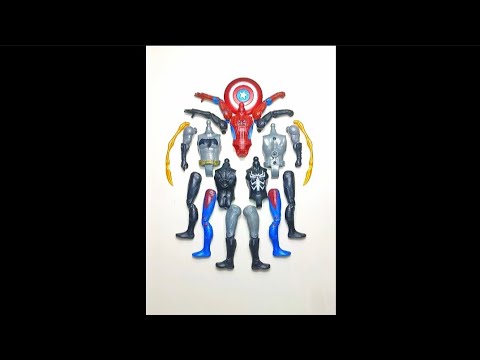 UNBOXING SUPERHERO, BATMAN | VENOM | SPIDER-MAN #avengers #superheroes #shortvideo