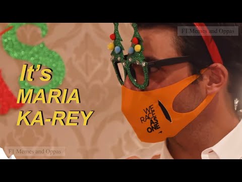 Carlos Sainz saying Mariah Carey in Spanish