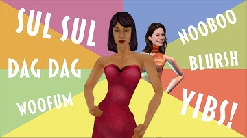 The language of the Sims (by a linguist)