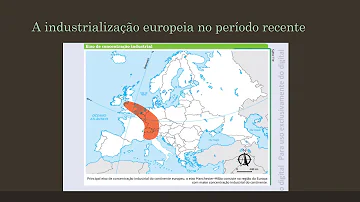 O que favorece o desenvolvimento industrial do continente europeu?