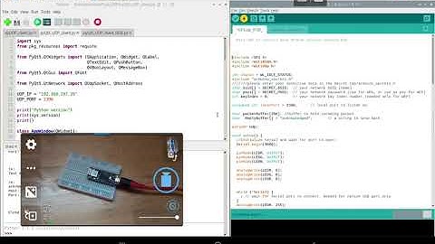 UDP communication between Raspberry Pi/Python and Arduino Nano RP2040 Connect