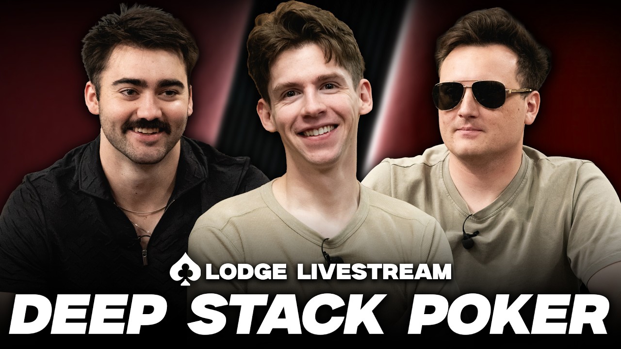 COREY EYRING Plays DEEP STACK Poker! | Lodge Live Stream