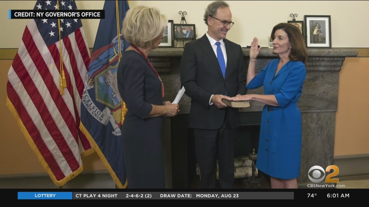 Kathy Hochul Is Sworn In as New York's First Female Governor