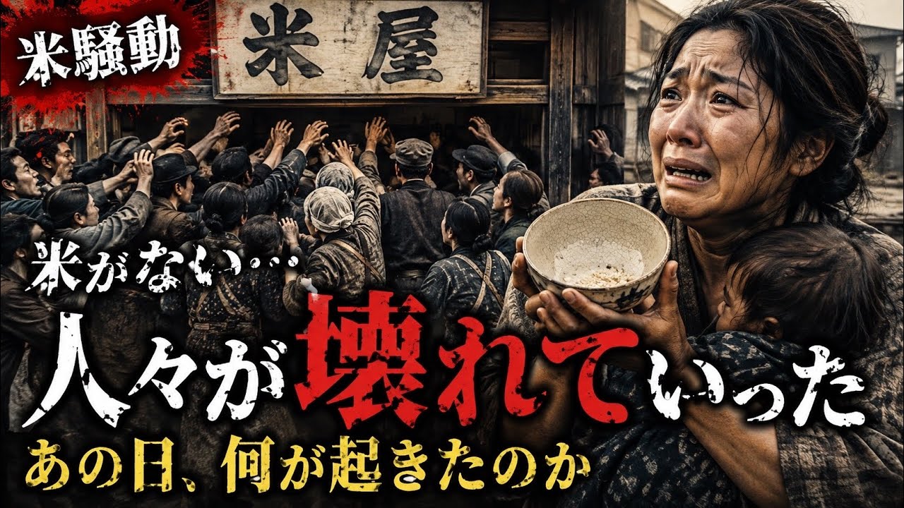 米が無い…人々が壊れていった『米騒動』の真実