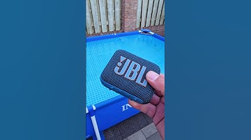 JBL Go 4 + Water = 🔊💦