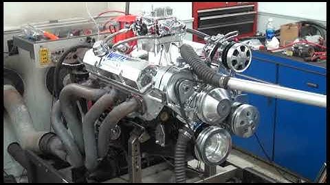 SBC 523HP 383 STROKER ENGINE DYNO RUN FOR AUTOMOTIVE PERFORMANCE BY WHITE PERFORMANCE AND MACHINE