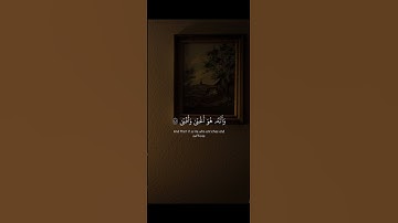 آيات من سورة النجم -بصوت القارئ ياسر الدوسري