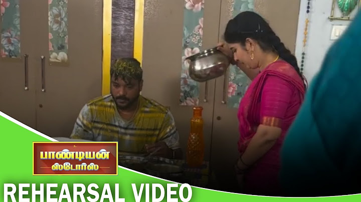 Vijay TV Pandian Store 2 Kumaravel and Arasi Rehearsal Video|Pandian store today episode|Today promo