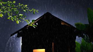 Rain Sounds For Sleeping - 99% Instantly Fall Asleep With Rain And Thunder Sound At Night