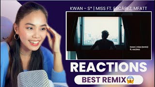 React-KWAN - Sñ | Miss Ft. ESCÁREZ, MFATT (Remix)[Official visualizer]🔥😱