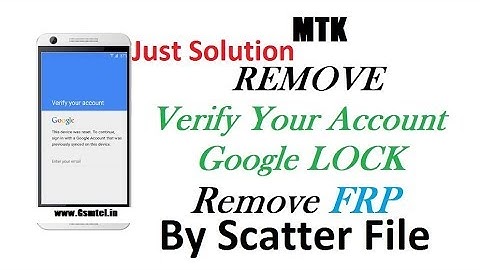 Mediatek All MTK FRP Scatter File Downloader Just Solution