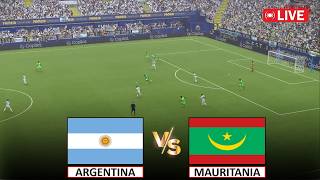 🔴Game Live : Argentina vs Mauritania I eFootball Pes 21 I Video Game Simulation I 28 July, 2026