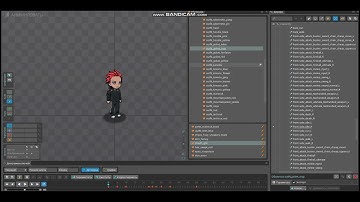Character rigging and animation with skins in 8 direction (Spine 2d)
