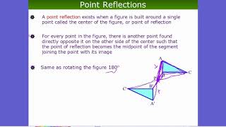Transformations #2:  Reflections
