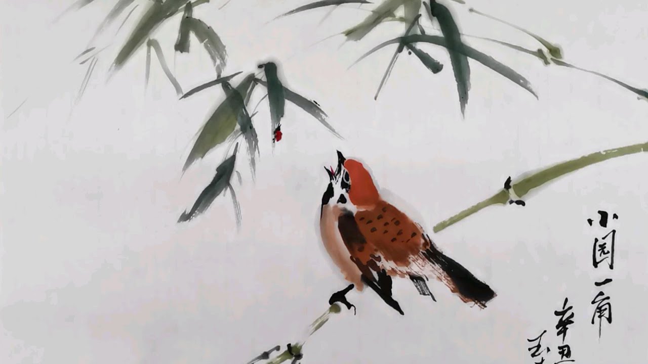 Bird Bamboo Traditional Chinese Painting YouTube bird-bamboo-traditional-chinese-painting-youtube