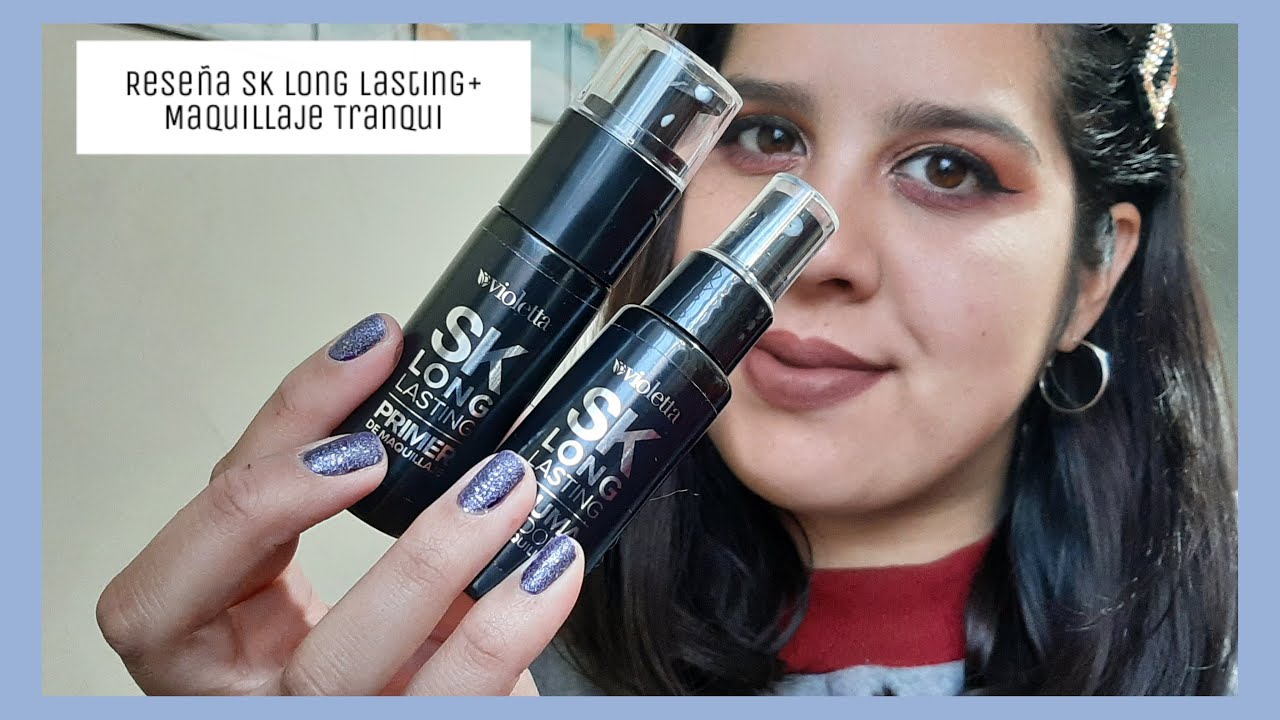 Reseña Primer y Fijador SK de Violetta Cosmeticos + Makeup Tranqui con Productos de Catalogo ❤🥰