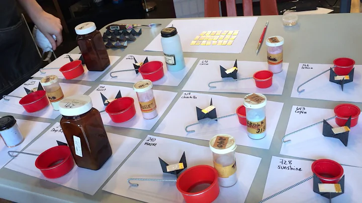 Making Enamel Sample Strips