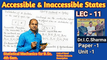 Toegankelijke staten voor BSc 4e semester || Statistische fysica BSc 2e jaar