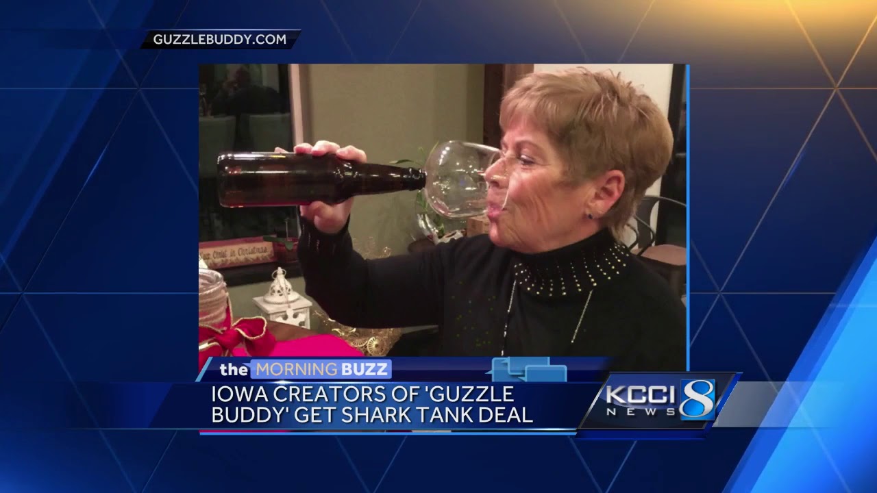 Iowans score deal on 'Shark Tank' with 'Guzzle Buddy'
