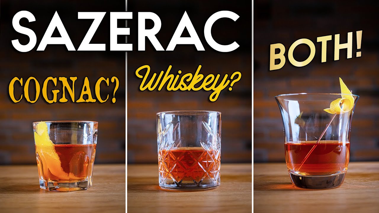 History of the Sazerac - Cognac or Whiskey Cocktail?