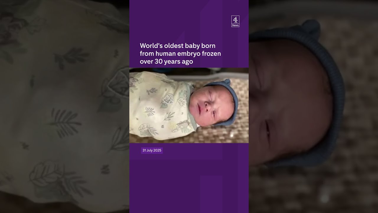World S Oldest Baby Born From Human Embryo Frozen Over 30 Years Ago