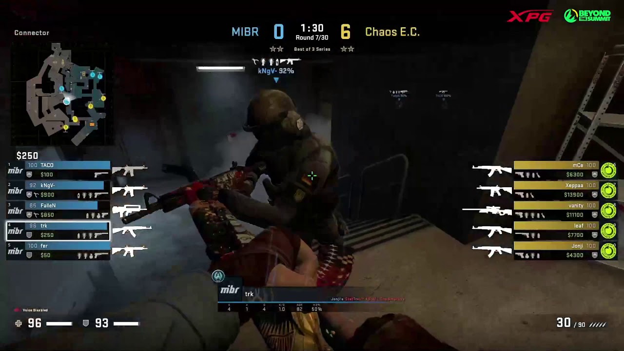 MIBR VS CHAOS TODOS OS MOMENTOS SUSPEITOS