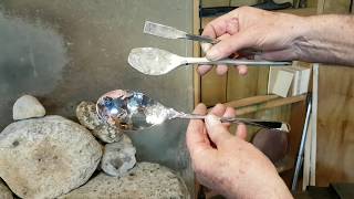 Geoff Taylor Goldsmith Silver Spoon Forging Demonstration