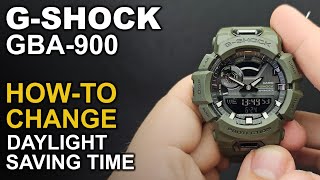Gshock GBA-900 - How to turn daylight saving time ON or OFF - Module 5641 Gshock GBA-900 - How to turn daylight saving time ON or OFF - Module 5641