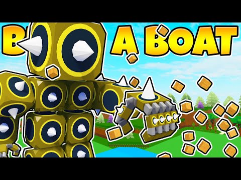 I built a giant spike mech In Build a Boat!