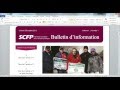 Gabarits de bulletins dinformation du scfp