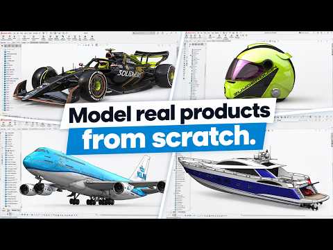 Learn SOLIDWORKS by Modeling Real Products from Scratch!
