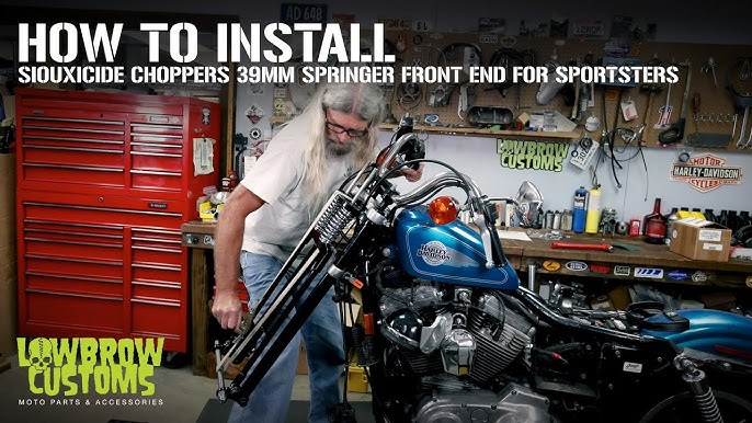 How To: Install a Springer Front End - Harley Repair from Start to Finish 