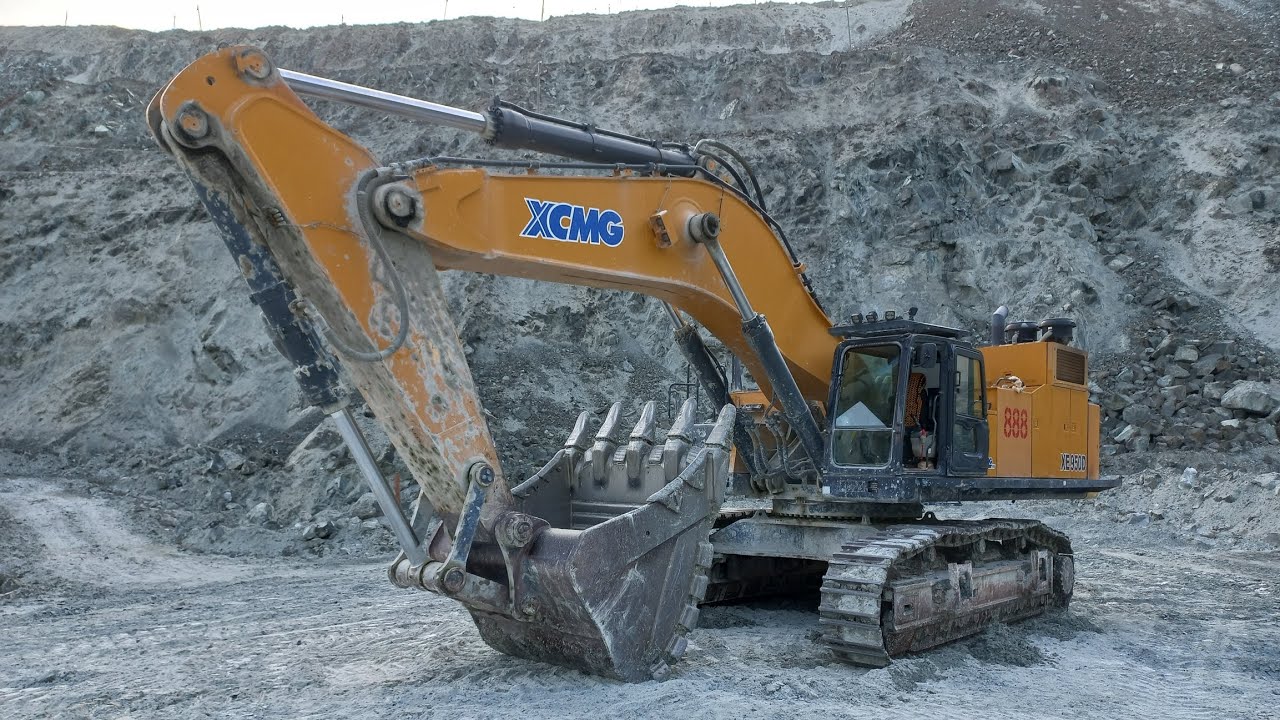 Обзор эксковатора XCMG xe950.