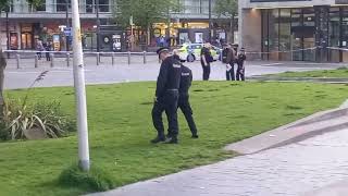Piccadilly Gardens. Searching for evidence 