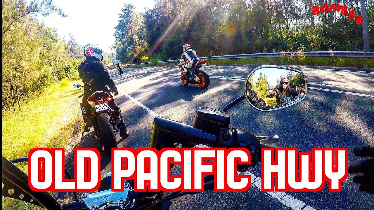 Old Pacific Hwy in Sydney on a Harley Davidson 